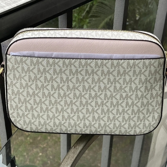 Michael Kors PVC Leather Crossbody Bag Handbag Messenger Shoulder Purse - Picture 5 of 11